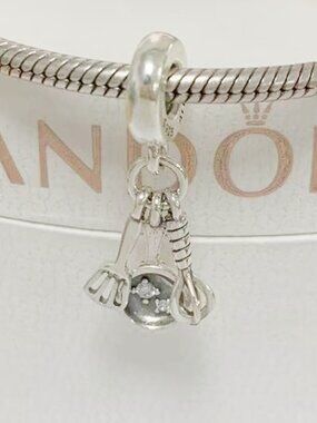 Pandora Spatula, Frying Pan & Whisk Dangle Charm